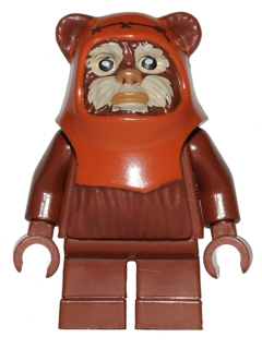 Lego, Minifigure, Star Wars, Wicket (Ewok) with Tan Face Paint Pattern, SW0513