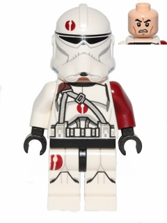 Lego, Minifigure, Star Wars, Clone BARC Trooper, 91st Mobile Reconnaissance Corps (Phase 2) - Scowl, SW0524