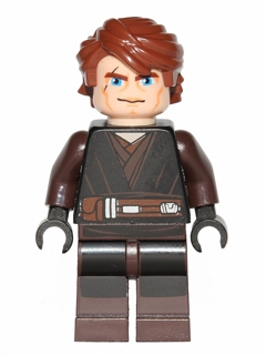 Lego, Minifigure, Star Wars, Anakin Skywalker (Dark Brown Legs), SW0542