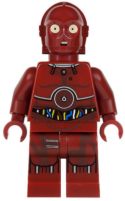 Lego, Minifigure, Star Wars, TC-4 Protocol Droid, SW0546