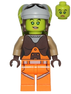 Lego, Minifigure, Star Wars, Hera Syndulla - Dark Tan Arms, SW0576