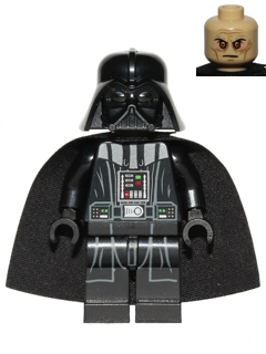 Lego, Minifigure, Star Wars, Episode 4/5/6, Darth Vader (Tan Head), SW0586