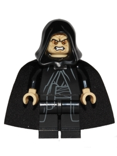 Lego, Minifigure, Star Wars, Emperor Palpatine - Tan Head, Tan Hands, SW0595
