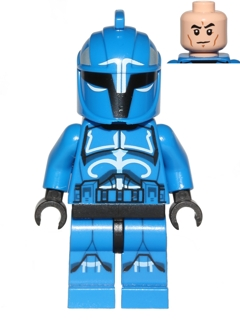 Lego, Minifigure, Star Wars, The Clone Wars, Senate Commando Captain - Printed Legs