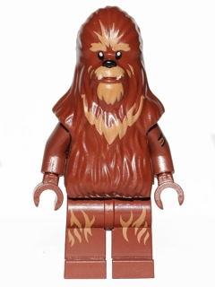 Lego, Minifigure, Star Wars, Star Wars Rebels, Wookiee - Reddish Brown with Dark Tan Fur, Printed Legs, Band on Left Arm, SW0627