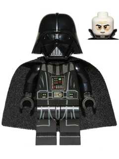 Lego, Minifigure, Star Wars, Darth Vader, Type 2 Helmet, sw0636