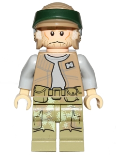 Lego, Minifigure, Star Wars, Endor Rebel Trooper 2 (Olive Green) (Commander Rex) SW0646