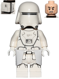 Lego, Minifigure, Star Wars, Snowtrooper, First Order Snowtrooper with Kama, SW0657