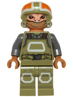 Lego, Minifigure, Star Wars, Episode 7, Resistance Ground Crew (Goss Toowers), sw0660