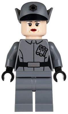 Lego, Minifigure, Star Wars Episode 7, First Order Officer (Lieutenant / Captain) - Female, sw0665