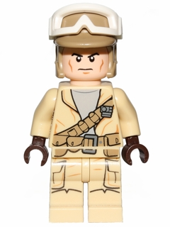 Lego, Minifigure, Star Wars Battlefront, Rebel Trooper, Goggles, Dark Tan Helmet, SW0688