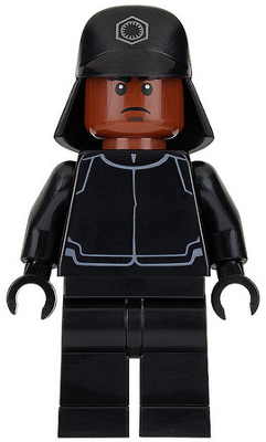 Lego, Minifigure, Star Wars, First Order Crew Member (Officer Sumistu) - Cap with Insignia, SW0694