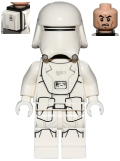 Lego, Minifigure, Star Wars, First Order Snowtrooper with Backpack, SW0701