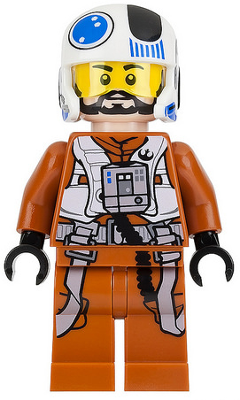 Lego, Minifigure, Star Wars, Star Wars Episode 7, Resistance Pilot X-wing (Temmin 'Snap' Wexley), sw0705