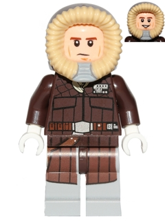 Lego, Minifigure, Star Wars, Star Wars Episode 4/5/6, Han Solo, Parka, Dark Brown Coat (Hoth), sw0709