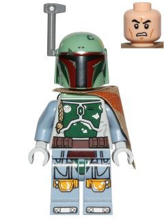 Lego, Minifigure, Star Wars, Boba Fett - Pauldron Cloth with Dark Orange Stripe Pattern, sw0711