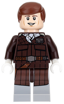 Lego, Minifigure, Star Wars, Episode 4/5/6, Han Solo (Hoth), SW0727