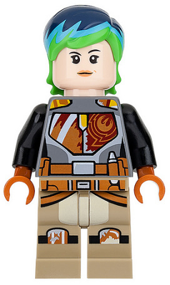 Lego, Minifigure, Advent Calendar 2017, Star Wars (Day 2) - Sabine Wren, (SW0742), 75184-3