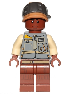 Lego, Minifigure. Star Wars, Rebel Trooper (Lieutenant Sefla), SW0784