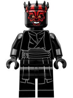 Lego, Minifigure, Star Wars, Star Wars Episode 1, Darth Maul, Horns, Printed Legs, Open Mouth, SW0808