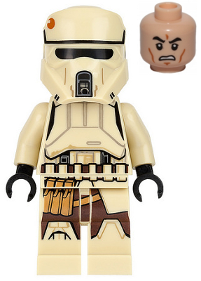 Lego, Minifigure, Star Wars, Rogue One, Scarif Stormtrooper (Shoretrooper), SW0815