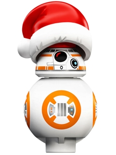 Lego, Minifigure, Star Wars, BB-8 with Santa Hat, SW0874