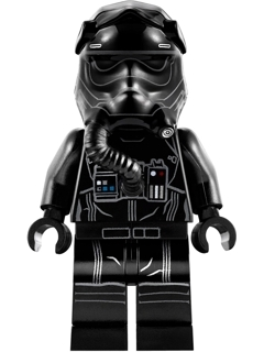 Lego, Minifigure, Star Wars, First Order TIE Fighter Pilot - Three White Lines on Helmet, sw0902