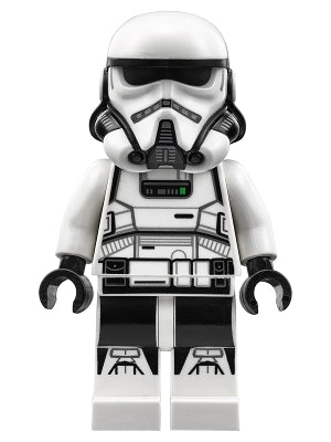 Lego, Minifigure, Star Wars, Imperial Patrol Trooper - Male, Light Nougat Head, Scowl, SW0914