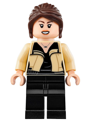 Lego, Minifigure, Star Wars, Star Wars Solo, Qi'ra, Tan Jacket, sw0920