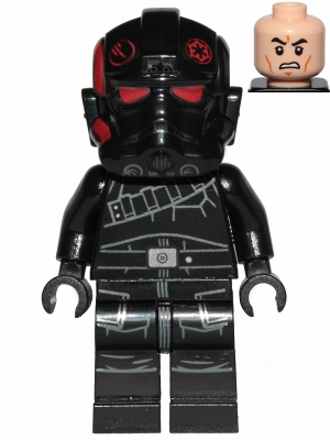 Lego, Minifigure, Star Wars, Inferno Squad Agent, Open Mouth, Grimacing, SW0988