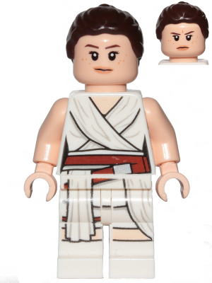 Lego, Minifigure, Star Wars, Star Wars Episode 9, Rey - White Tied Robe, sw1054