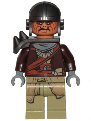 Lego, Minifigure, Star Wars, Klatooinian Raider with Helmet, SW1060