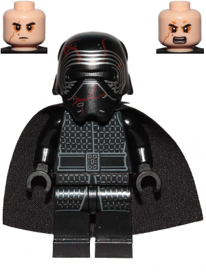 Lego, Minifigure, Star Wars, Supreme Leader, Kylo Ren, Cape, SW1061