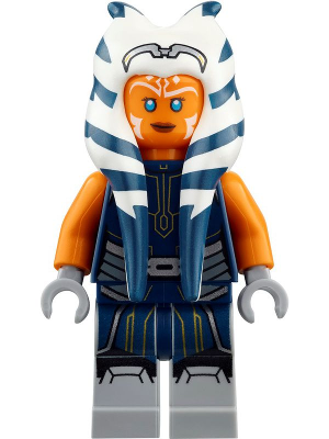 Lego, Minifigure, Star Wars, Ahsoka Tano (Adult) - Dark Blue Jumpsuit sw1096