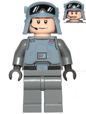Lego, Minifigure, Star Wars, General Maximillian Veers - Helmet with Goggles Print, SW1101