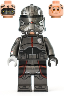 Lego, Minifigure, Star Wars, The Bad Batch, Clone ARC Trooper Corporal Echo, Experimental Unit Clone Force 99, sw1151