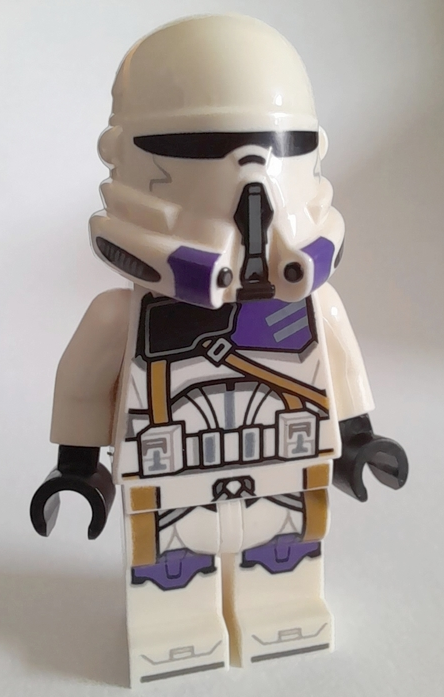Lego, Minifigure, Star Wars, Clone Trooper Commander, 187th Legion (Phase 2) - Nougat Head, SW1206