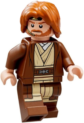 Lego, Minifigure. Star Wars, Episode 2, Obi-Wan Kenobi, Robes, SW1220