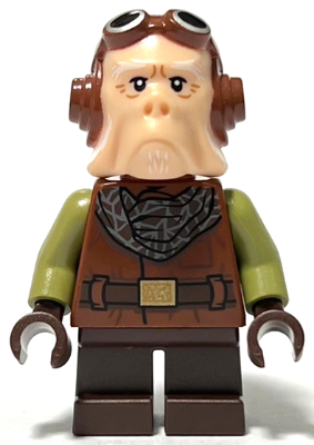 Lego, Minifigure, Star Wars, The Mandalorian, Kuiil,  Backpack, SW1244