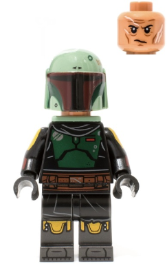 Lego, Minifigure, Star Wars, Boba Fett - Repainted Beskar Armor, Jet Pack, SW1245