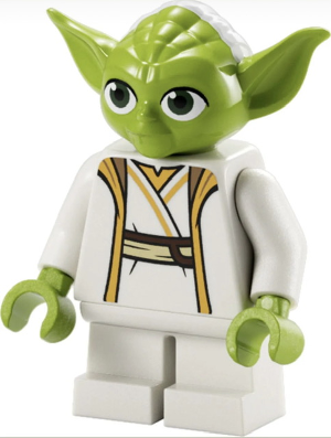 Lego, Minifigure, Star Wars, Yoda - Lime, SW1270