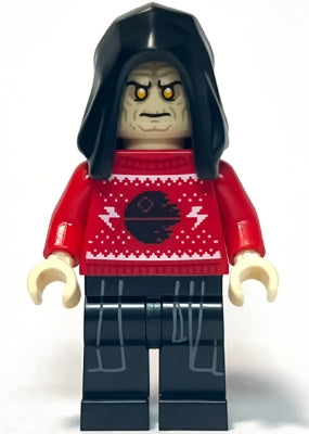 Lego, Minifigure, Advent Calendar 2023, Star Wars (Day 20), Emperor Palpatine in Holiday Outfit, SW1297, 75366-21