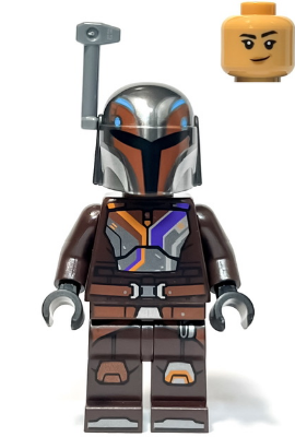 Lego, Minifigure, Star Wars, Star Wars Ahsoka, Sabine Wren - Dark Brown Armor, SW1302