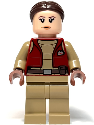 Lego, Minifigure, Star Wars, Padme Amidala - Senator, Nougat Lips, sw1303