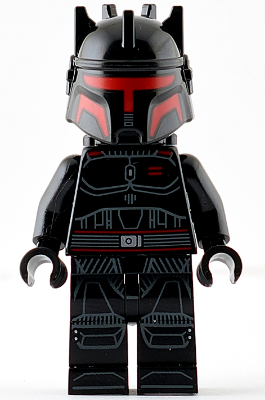 Lego, Minifigure, Star Wars, Moff Gideon - Helmet, Jetpack, SW1342