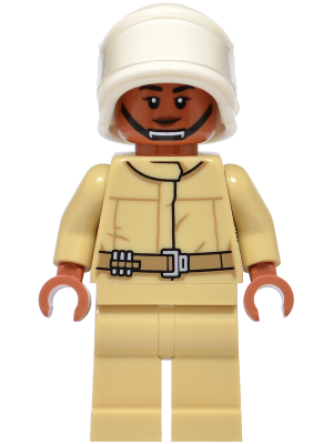 Lego, Minifigure, Star Wars, Rebel Crew - Female, Sienna Head, sw1503