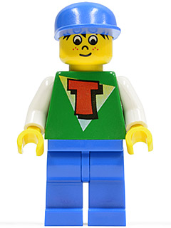 Lego, Minifigure, Time Cruisers / Twisters, Timmy with Blue Legs, Blue Cap, tim004
