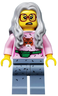 Lego, Minifigure, Collectible, The Lego Movie, Mrs. Scratchen-Post, TLM006