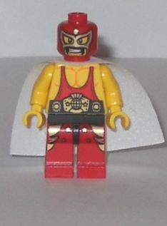 Lego, Minifigure, The Lego Movie, El Macho Wrestler, tlm022