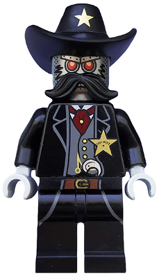 Lego, Minifigure, The Lego Movie, Sheriff Not-a-robot, TLM023